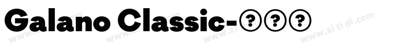Galano Classic字体转换